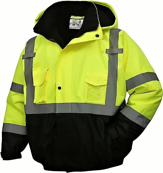 Yellow Safety Jacket for Men